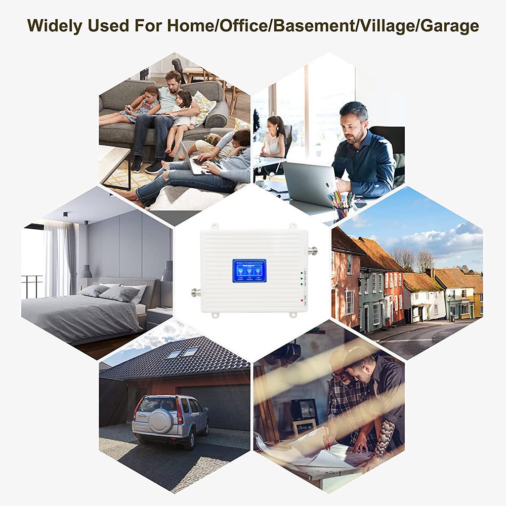 Promotion Hot sale 850mhz 1700mhz 1900mhz cell phone signal booster gsm signal booster for 2G 3G 4G network booster